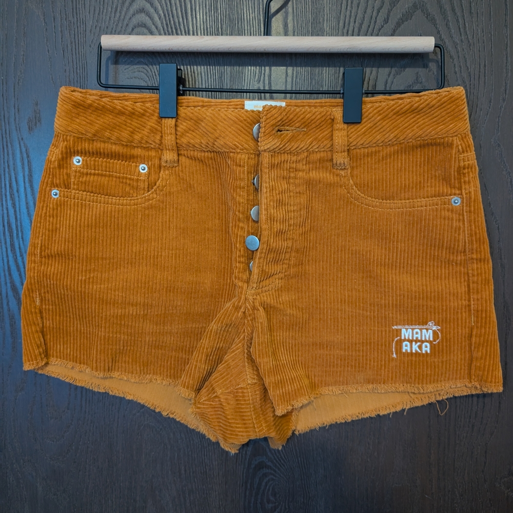 Women's Pumpkin Spice Corduroy Shorts
